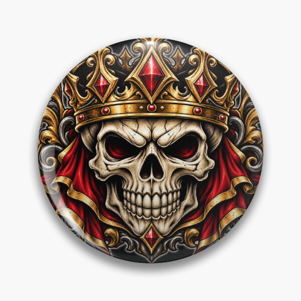 Item preview, Medieval King Skull Crown Dark Fantasy designed and sold by THAT-ONE-TEE.