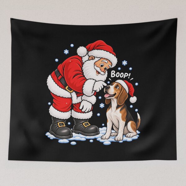 Item preview, Funny Harrier Dog Santa Boop Merry Chirstmas Mom Dad designed and sold by rafaeltto.