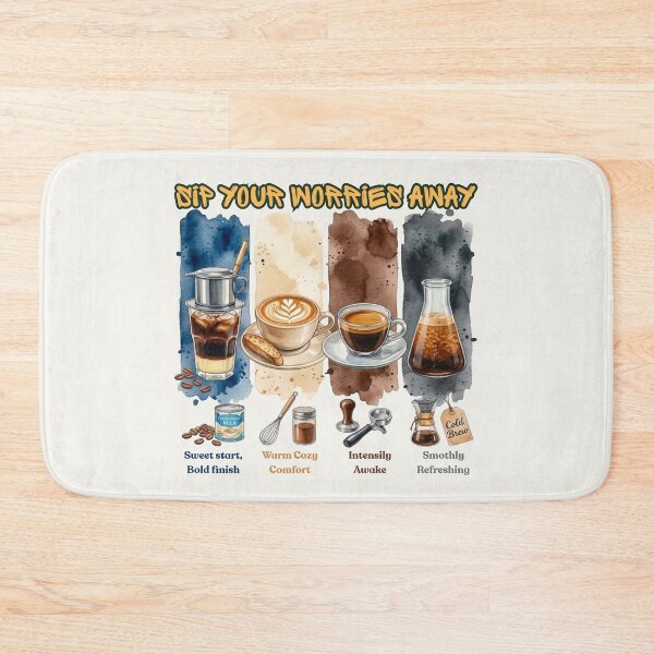 Item preview, Coffee Drinks Latte Espresso Cold Brew Aesthetic designed and sold by Soft Strength Studio.