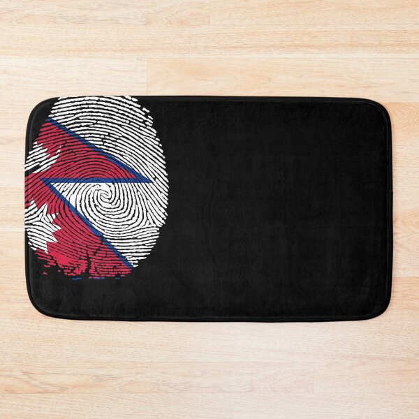 Item preview, Nepal Flag Himalayan Heritage Design designed and sold by Azeecreate009.