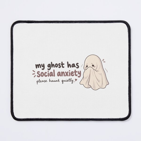 Item preview, My Ghost Has Social Anxiety Cute Halloween Tee designed and sold by PhylonBoxx.