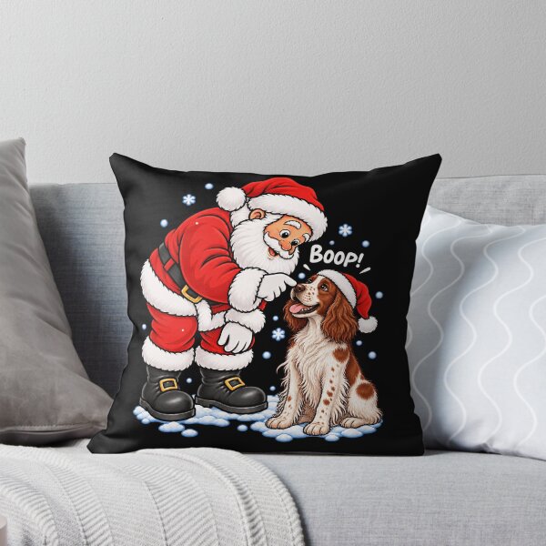 Item preview, Funny Irish Red White Setter Dog Santa Boop Merry Chirstmas Mom Dad designed and sold by rafaeltto.