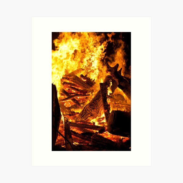 Feel the heat Art Print
