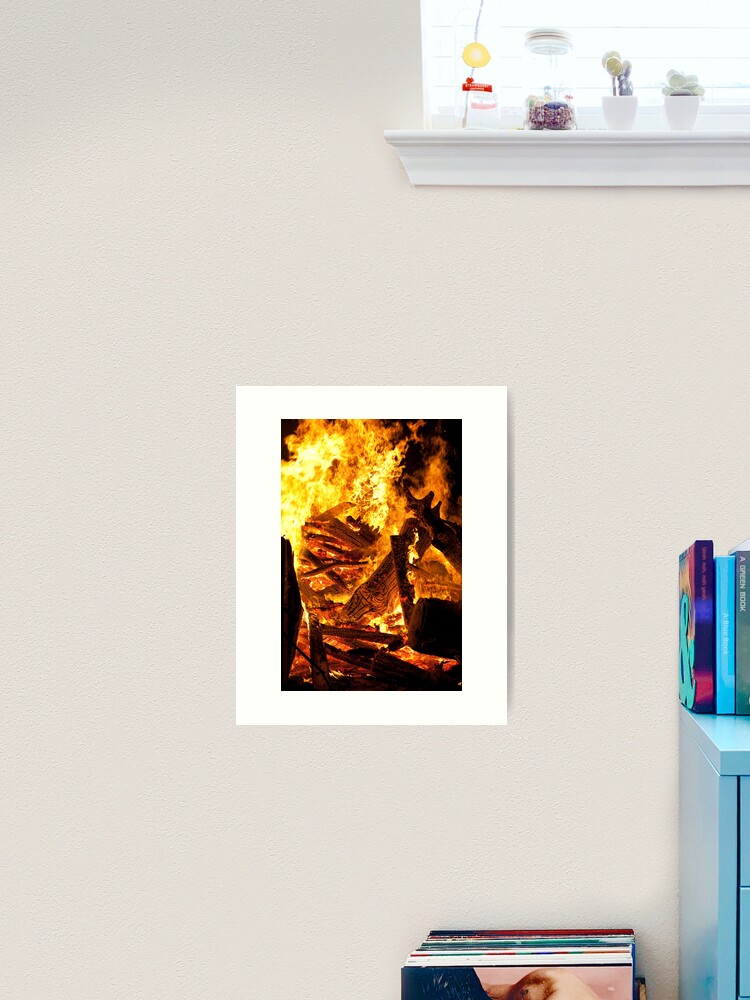 Thumbnail 2 of 3, Art Print, Feel the heat designed and sold by mistered.