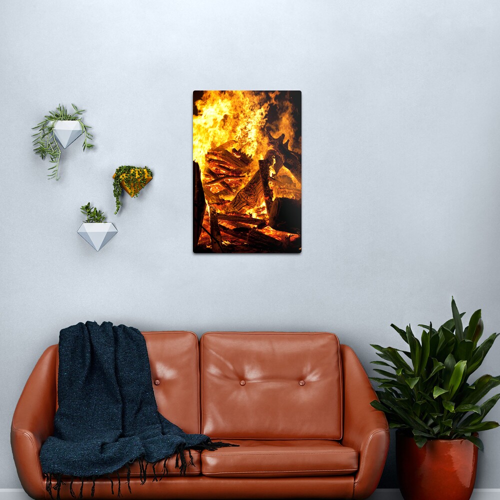 Feel the heat Metal Print