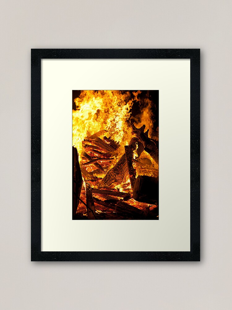 Alternate view of Feel the heat Framed Art Print