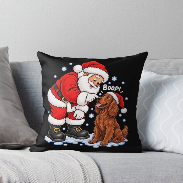 Item preview, Funny Irish Setter Dog Santa Boop Merry Chirstmas Mom Dad designed and sold by rafaeltto.