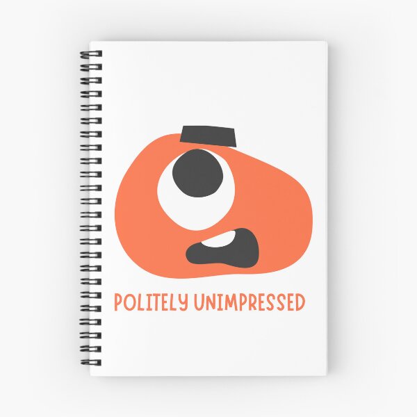 Item preview, Politely Unimpressed Funny Grumpy Monster designed and sold by Artsy-Ritzy.