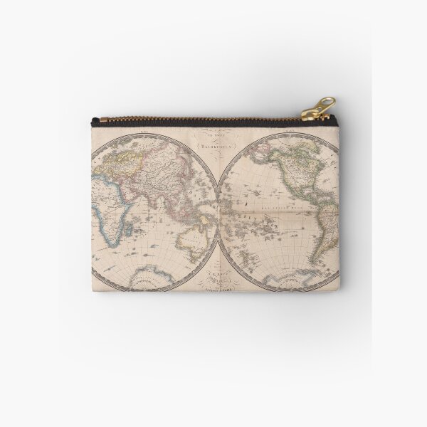 Item preview, Historic Map of the World (hemispheres) designed and sold by mintmap.