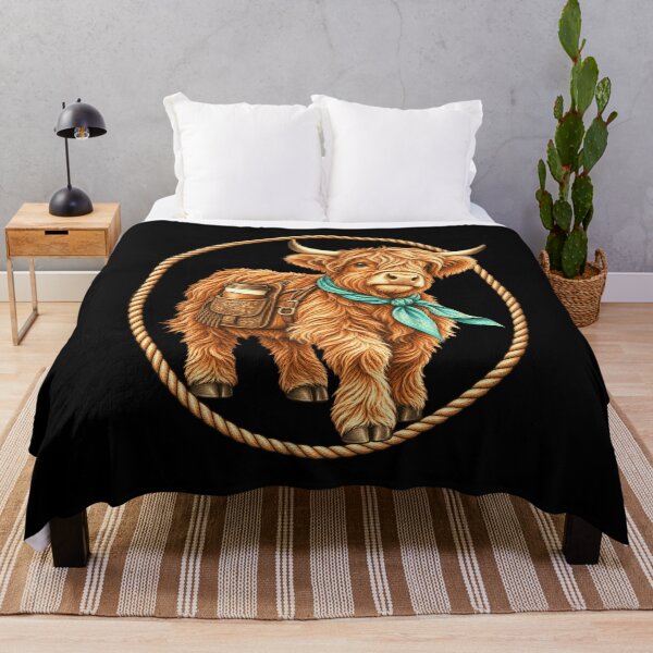 Item preview, Highland Cow Coffee Lover Rancher Farmer Cute Cattle designed and sold by FolkGraphics.