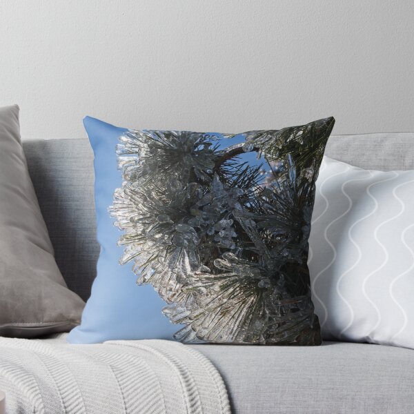 Item preview, Toronto Ice Storm Aftermath - Pine Needle Flowers in the Sky designed and sold by Georgia Mizuleva.