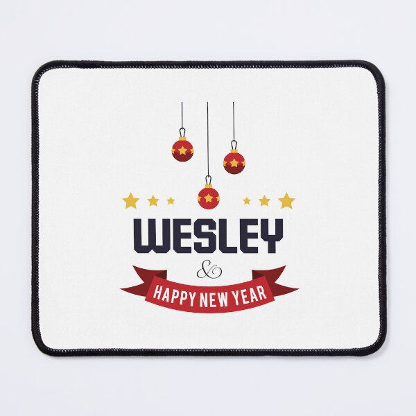 Item preview, Wesley Funny Personalized Christmas Name – Cool Custom Holiday Gift for Men and Boys designed and sold by Oussinc.
