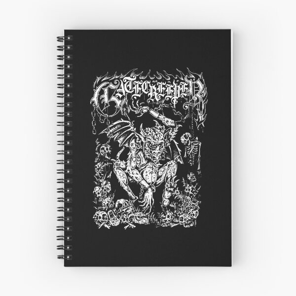 Item preview, Gargoyle Devil Skulls Gothic Metal Poster Design designed and sold by wonder-reject.