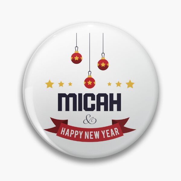 Item preview, Micah Funny Personalized Christmas Name – Cool Custom Holiday Gift for Men and Boys designed and sold by Oussinc.