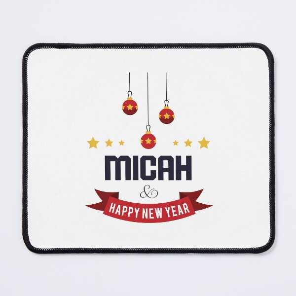Item preview, Micah Funny Personalized Christmas Name – Cool Custom Holiday Gift for Men and Boys designed and sold by Oussinc.