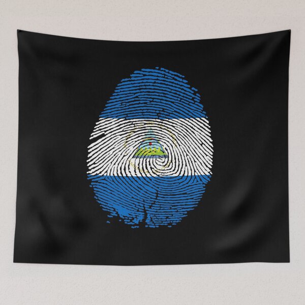 Item preview, Nicaragua Flag Central American Pride Design designed and sold by Azeecreate009.