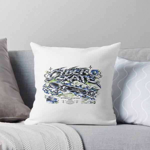 Item preview, Y2K Cyber Skate Chrome Streetwear Graphic designed and sold by Calleson.