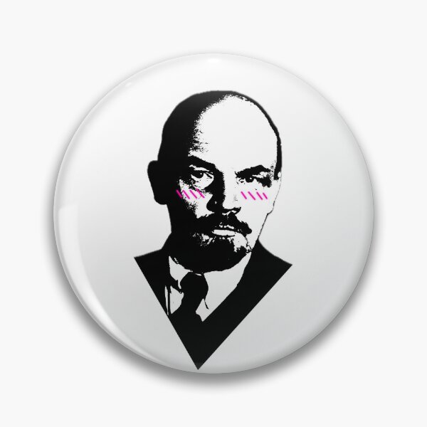 Item preview, Vladimir Lenin UwU - Blushing High Contrast Portrait designed and sold by Flemetharya.