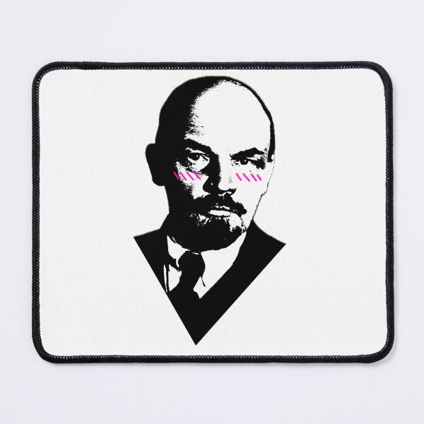 Item preview, Vladimir Lenin UwU - Blushing High Contrast Portrait designed and sold by Flemetharya.