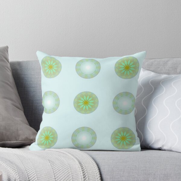 Item preview, Pastel Green and Grey Geometric Pattern designed and sold by efritadesign.