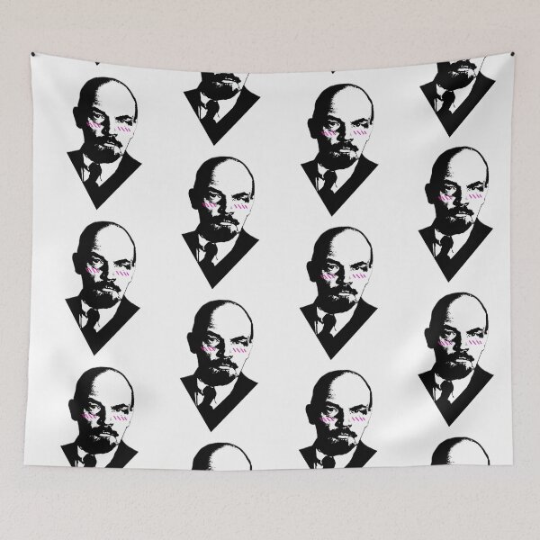 Item preview, Vladimir Lenin UwU - Blushing High Contrast Portrait designed and sold by Flemetharya.