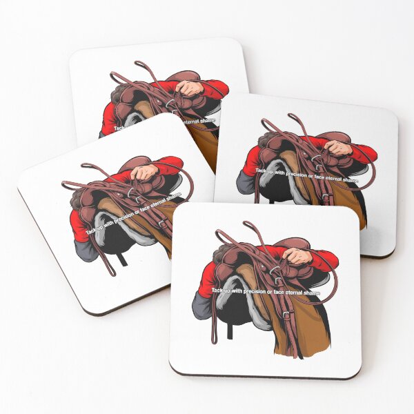 Item preview, Dramatic Tack-Up Scene for Horse Lovers designed and sold by NiftyWrx.