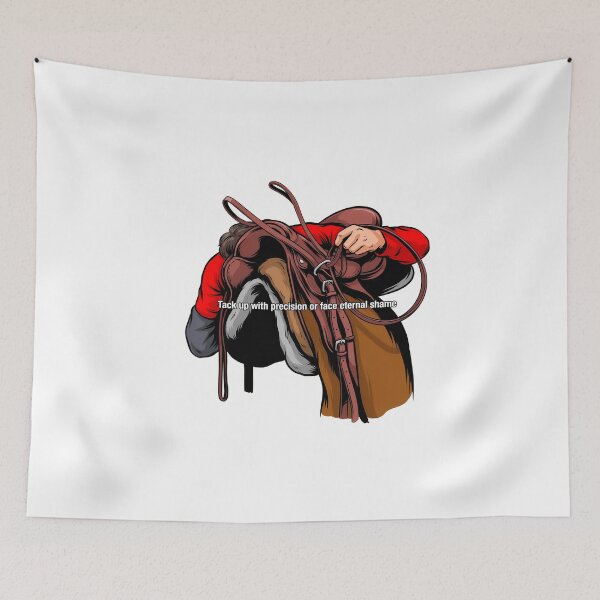 Item preview, Dramatic Tack-Up Scene for Horse Lovers designed and sold by NiftyWrx.