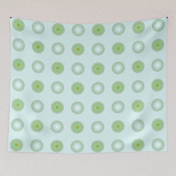 Item preview, Pastel Green and Grey Geometric Pattern designed and sold by efritadesign.