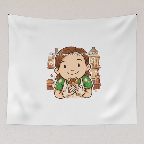 Item preview, Bakery Owner with Pain Au Chocolat designed and sold by NiftyWrx.