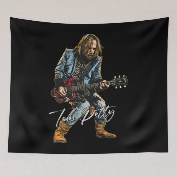 Item preview, Tom Petty Rock Legend Playing Guitar Retro Vintage Graphic designed and sold by uimjerunok.