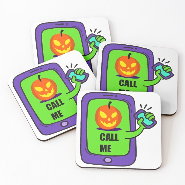 Item preview, Funny Halloween Pumpkin Call Me Smartphone Design designed and sold by NAMASTHE WORLD.