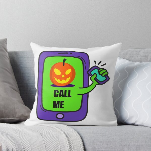 Item preview, Funny Halloween Pumpkin Call Me Smartphone Design designed and sold by NAMASTHE WORLD.