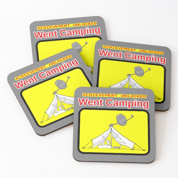 Item preview, Achievement unlocked: Went Camping designed and sold by LittleGreyMan2026.