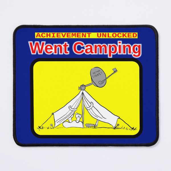 Item preview, Achievement unlocked: Went Camping designed and sold by LittleGreyMan2026.