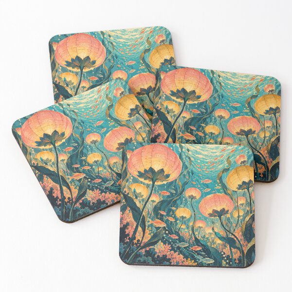 Item preview, Garden of Submerged Lanterns designed and sold by DrizzyV.