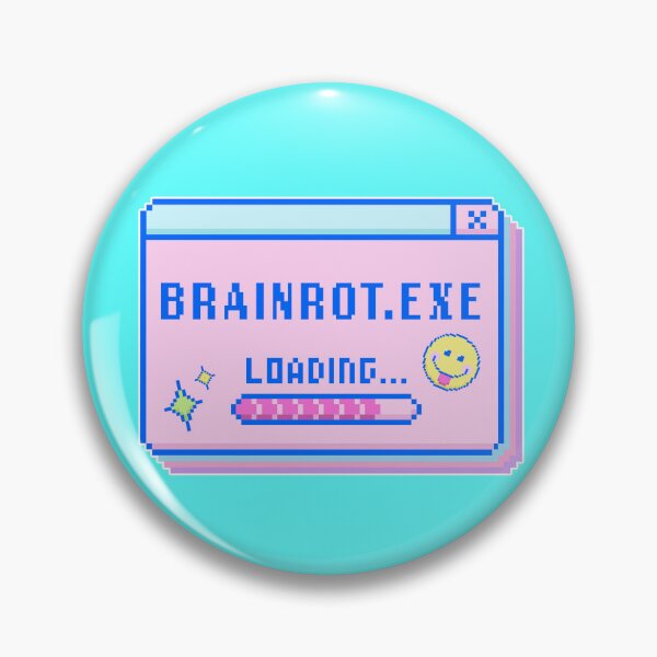 Item preview, Brainrot.exe Loading – Cute Retro Computer designed and sold by ChronicallyOnlineCo.