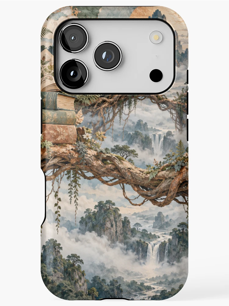 Thumbnail 1 of 4, iPhone Case, Aerial Roots Library designed and sold by DrizzyV.