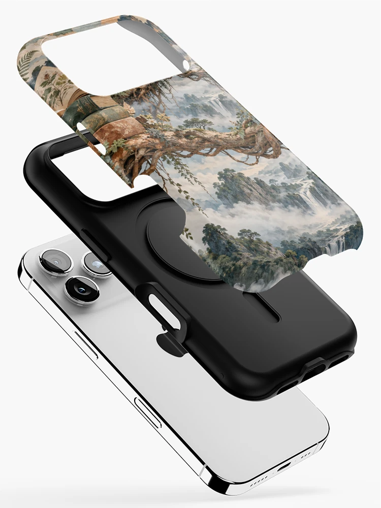 Thumbnail 2 of 4, iPhone Case, Aerial Roots Library designed and sold by DrizzyV.