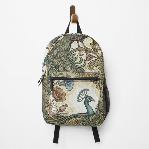 Item preview, Peacocks in floral ornamentation designed and sold by Sigtrix.