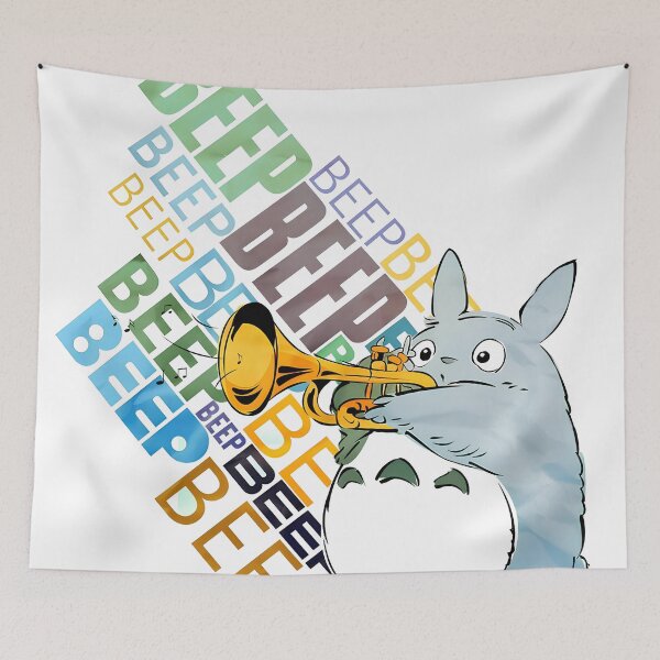 Item preview, Cute kawaii art trumpert [[thetotoro]] -%[ghiblis]%- blow aways  designed and sold by Renrinakagi.