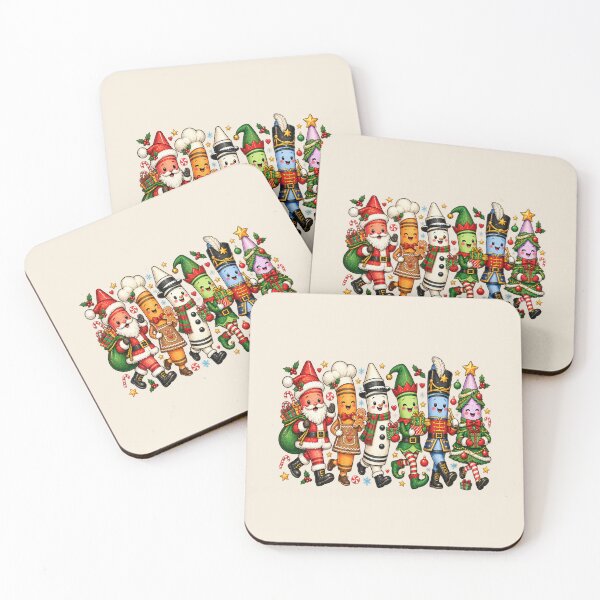Item preview, Christmas Crayons Santa Elf and Nutcracker Holiday Parade designed and sold by AmiGraph.