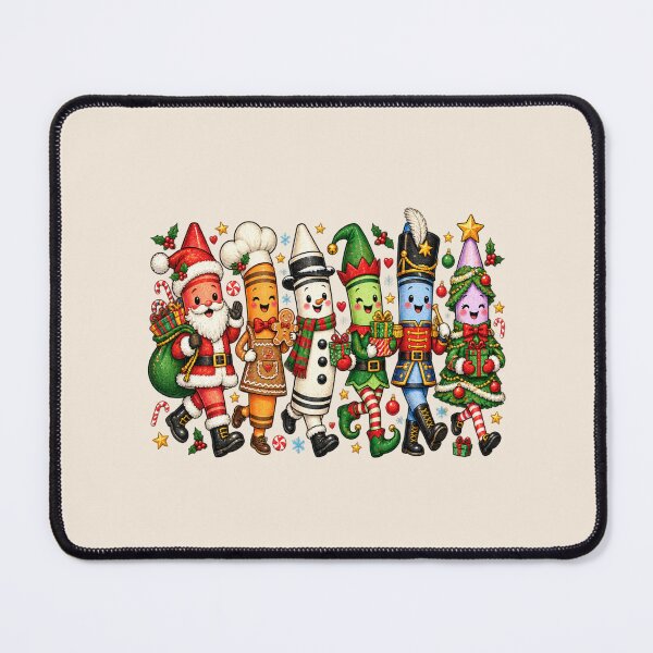 Item preview, Christmas Crayons Santa Elf and Nutcracker Holiday Parade designed and sold by AmiGraph.