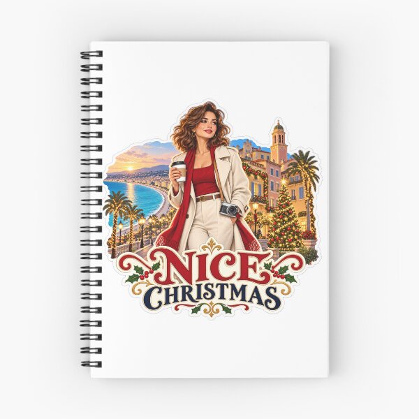 Item preview, Nice Christmas Girl French Riviera Travel designed and sold by lorand-designs.