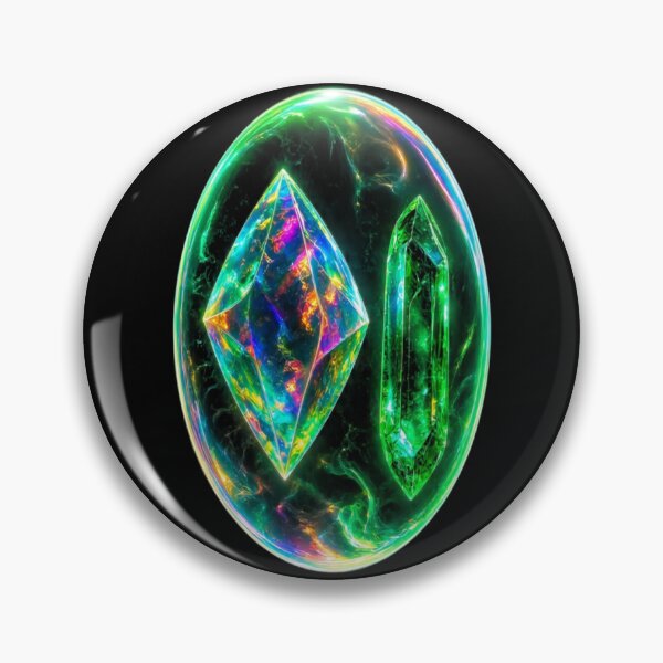 Item preview, Neon Cyber Baroque Crystals - Psychedelic Prismatic Geode Art designed and sold by Breezes-of-Ida.