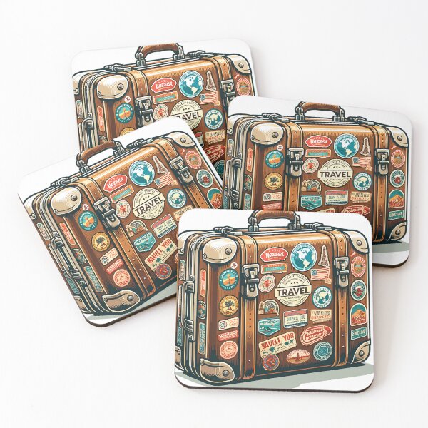 Item preview, Vintage travel suitcase designed and sold by LongIslandDesgn.