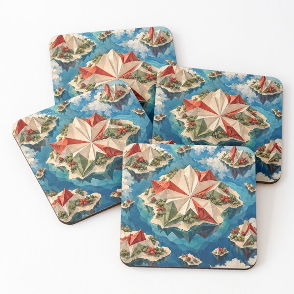 Item preview, Archipelago of Folded Paper designed and sold by DrizzyV.