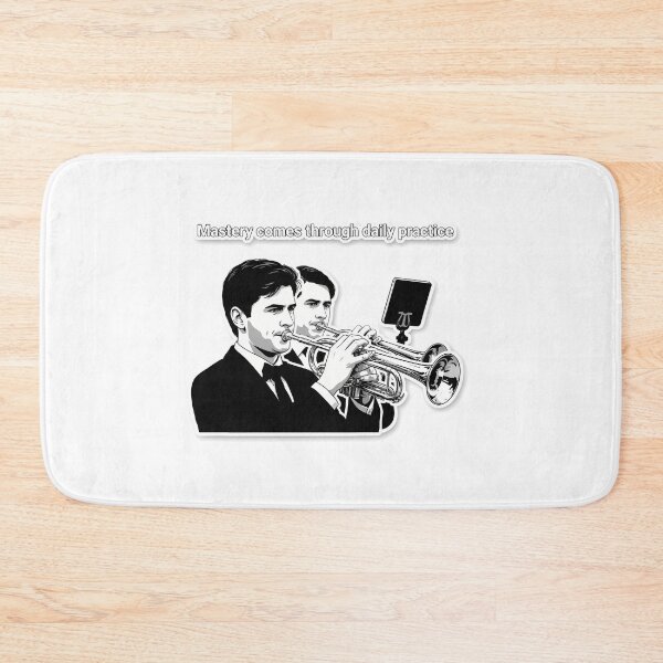 Item preview, Brass Player with Practice Quote designed and sold by NiftyWrx.