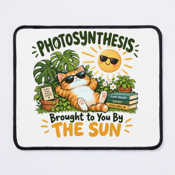 Item preview, Photosynthesis Brought to You By the Sun – Funny Science Cat Shirt designed and sold by MotylekAnia.