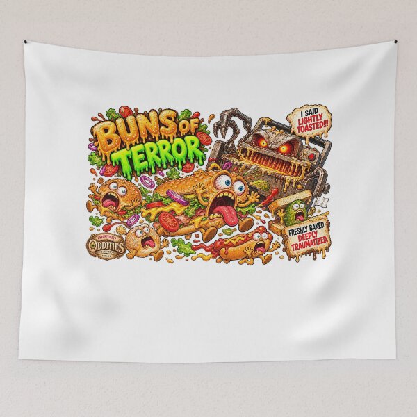 Item preview, Unfortunate Oddities - BUSINESSES - BUNS OF TERROR designed and sold by WheelieGdArt.
