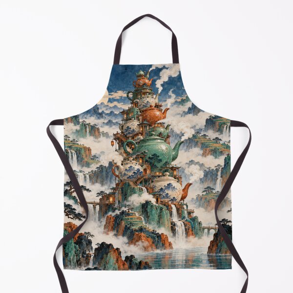Item preview, Tea Tower Among Mountains designed and sold by DrizzyV.